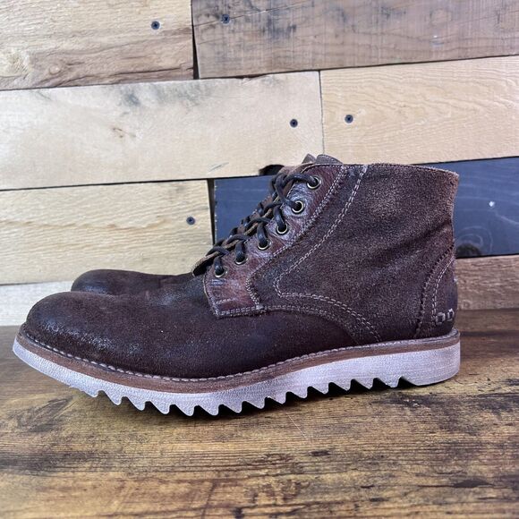 Bed Stu Mens Brown Chukka Work Boots FleshOut Leather 100% Vegetable Tan 9.5 USA main image 14